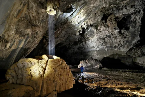 fotografia de cavernas